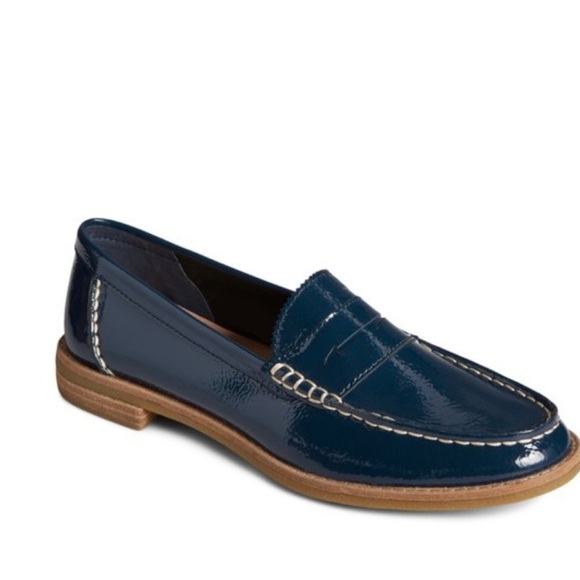 Seaport Penny loafer BLACK non slip work walking business job career boat beach - Picture 1 of 5